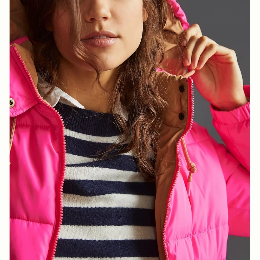 ANTHROPOLOGIE Hooded Puffer Jacket - Picture 9 of 10